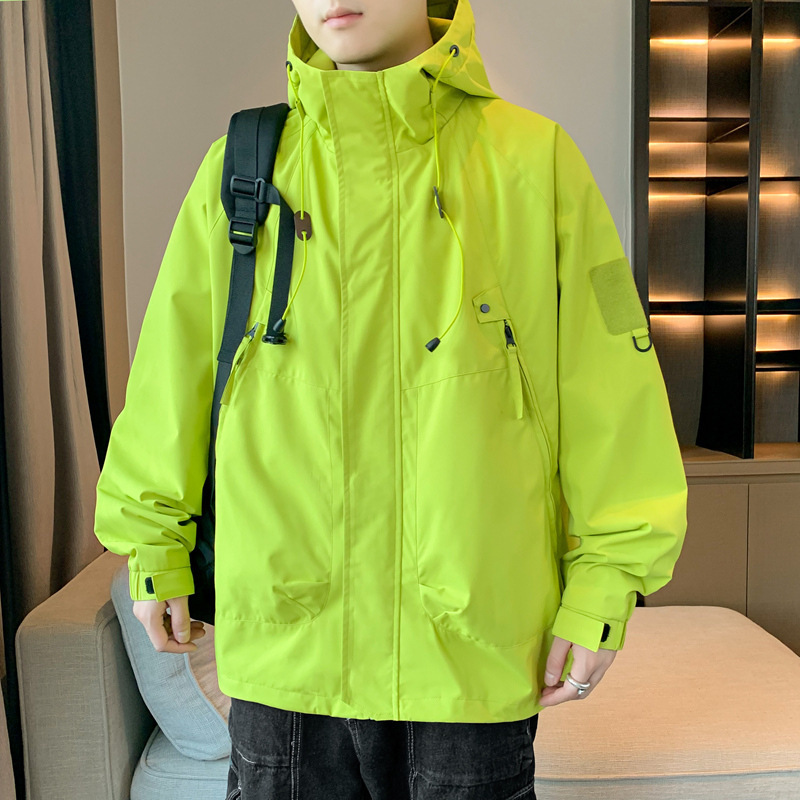 2024 New Autumn American Workwear Retro National Fashion Brand Jacket for Women, Spring and Autumn Outdoor Hiking Windproof and Rainproof