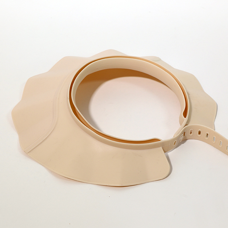 Cross-border special for children with airbag shampoo cap TPE soft hollow not tight shampoo cap waterproof flow eye shower cap