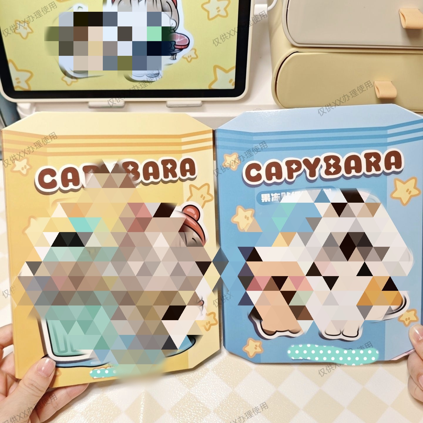Новая желейная наклейка Капибара тихая книга образовательная игрушка книжка с выемками