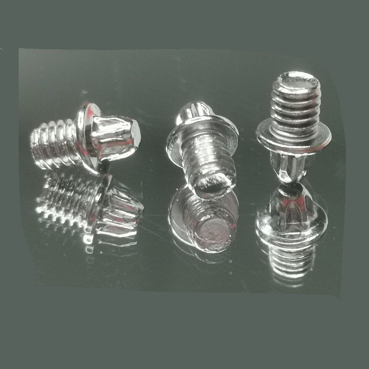 Bicycle Pedal Anti-Slip Foot Pegs Pedal Accessories Anti-Slip Nails Cross-Shaped Screws Aluminum Alloy Pedal Pegs in Stock