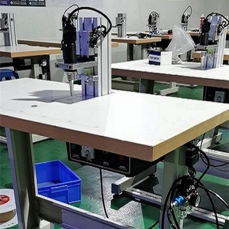 Qc-35K Mask Ear Strap Welding Machine Dotting Machine Ultrasonic Date Punching Machine Factory Direct Supply