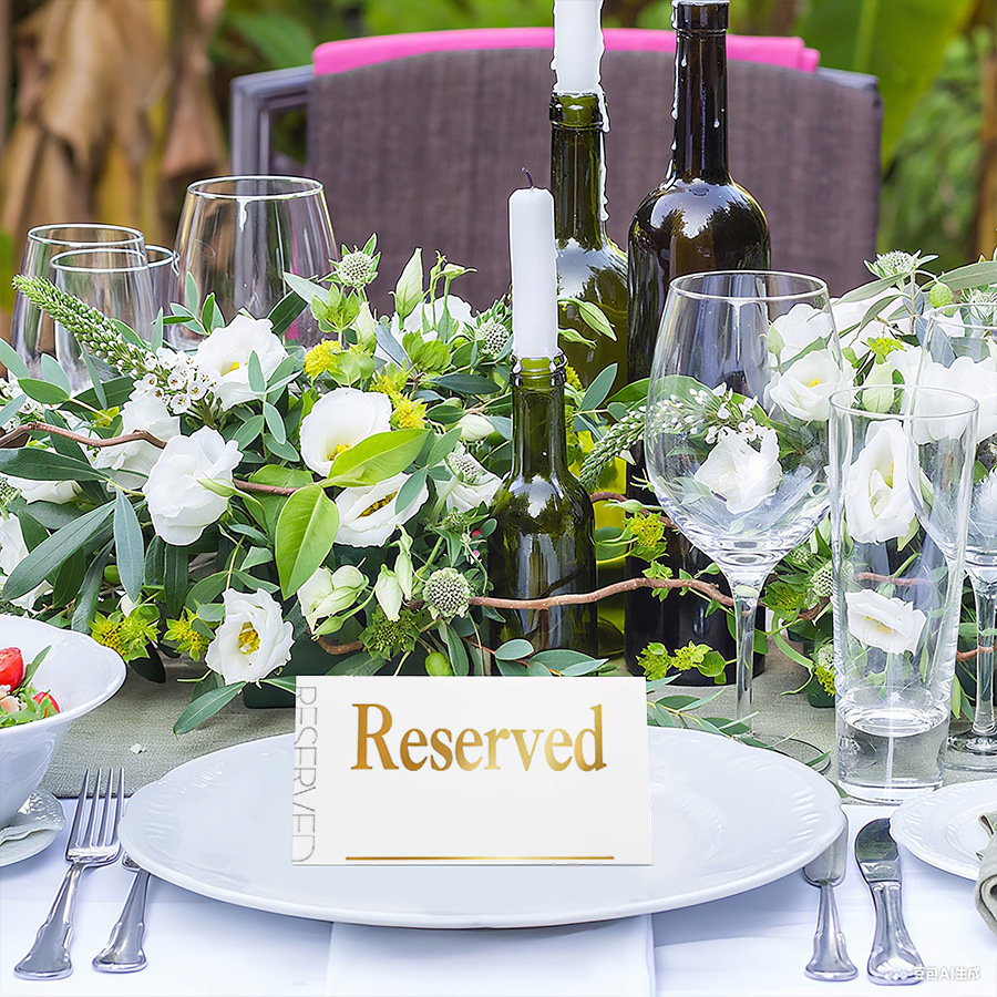 Столовые карточки с золотыми буквами для выпускного вечера детей, легкие и портативные