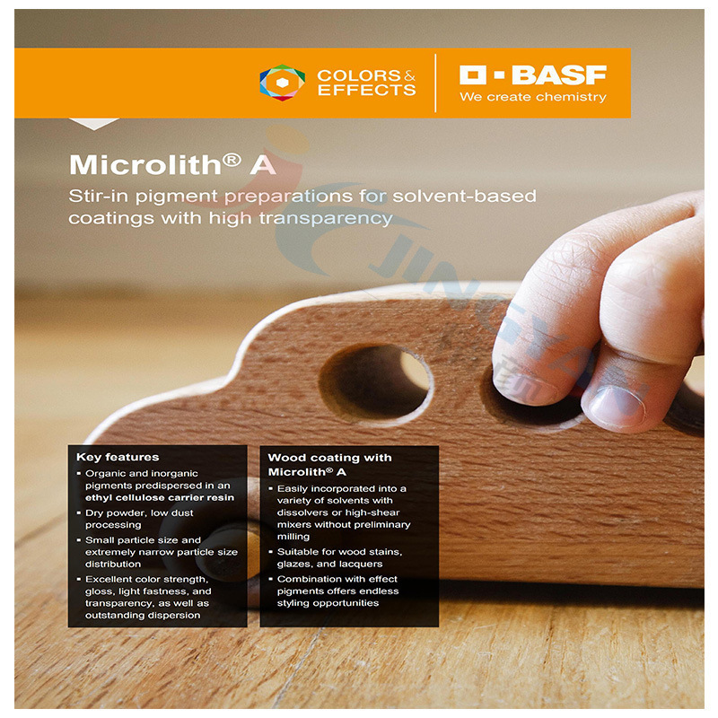 Basf High Transparency Nano Pigment Microlith Red 3430A Scarlet Nano Pigment for Wood Paint