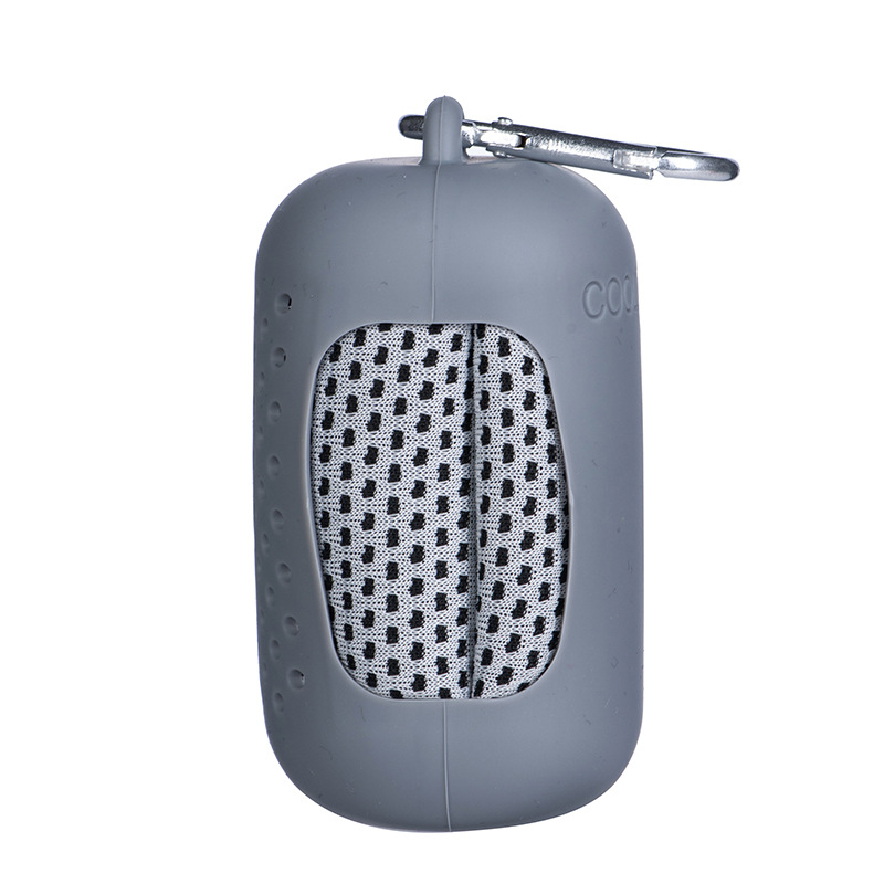 Foreign Trade Creative Portable Mini Silicone Set Cold Towel Outdoor Cooling Towel Quick-Drying Fitness Towel