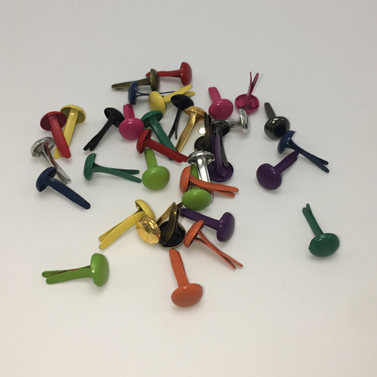 Круглые двухножки, цветные, с электропокрытием