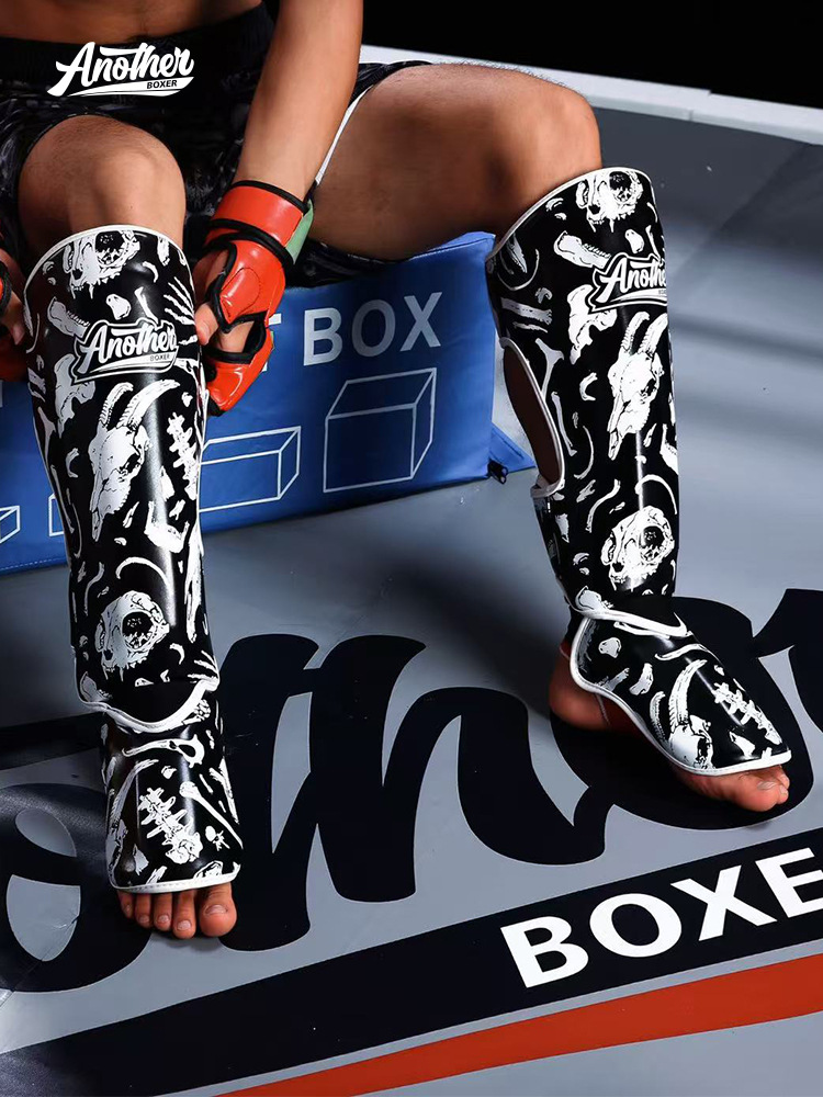 Anotherboxermma Fighting Leggings Boxing Leggings Professional Training Fighting Shin Guards Muay Thai Foot Guards