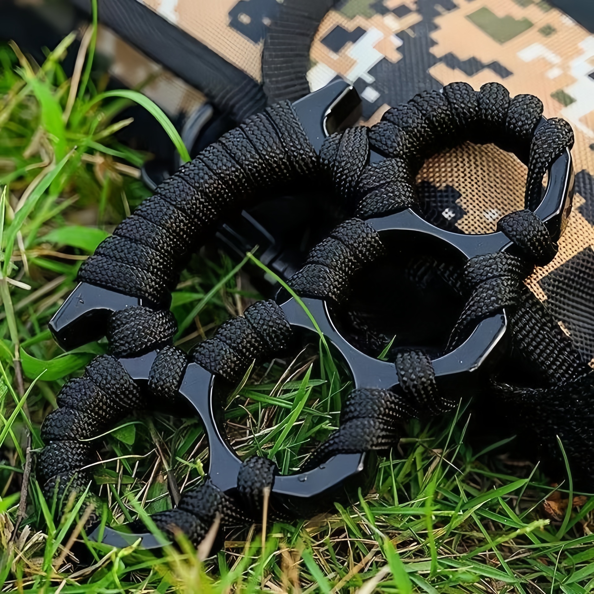 Hand Support Finger Tiger Four-Finger Boxing Gloves Anti-Wolf Alloy Car Window-Breaking Equipment Legal Self-Defense Weapon Discount Cheap