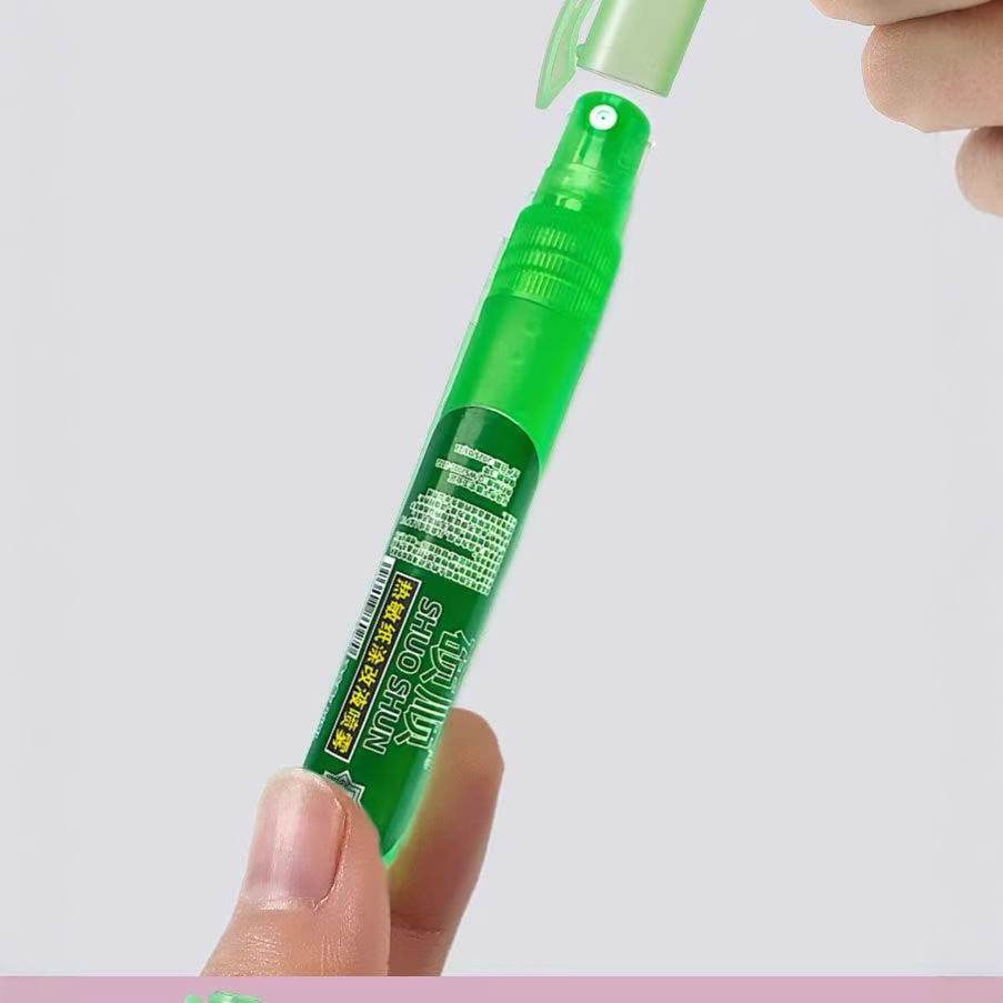 Integrated correction fluid express applicator information eliminator thermal paper privacy handwriting elimination anti-leakage cover