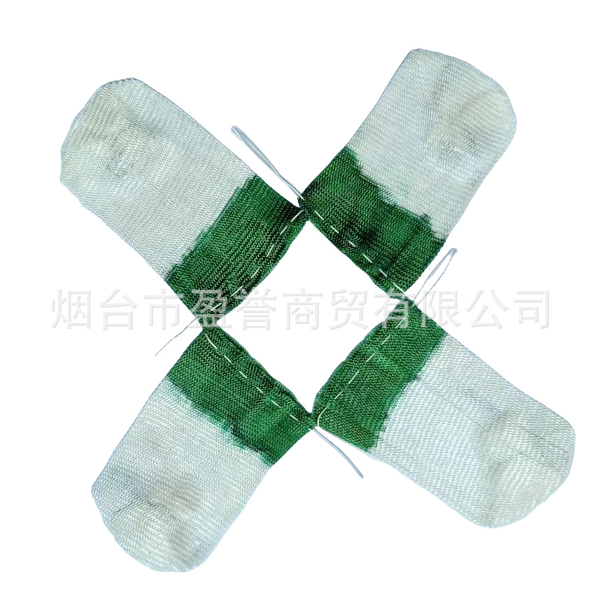 Green-Head U-Shaped 100/200C.P Premium Small Gas Lamp Head with High-Brightness Single-Strand Yarn Cover, 10 Pieces Per Pack