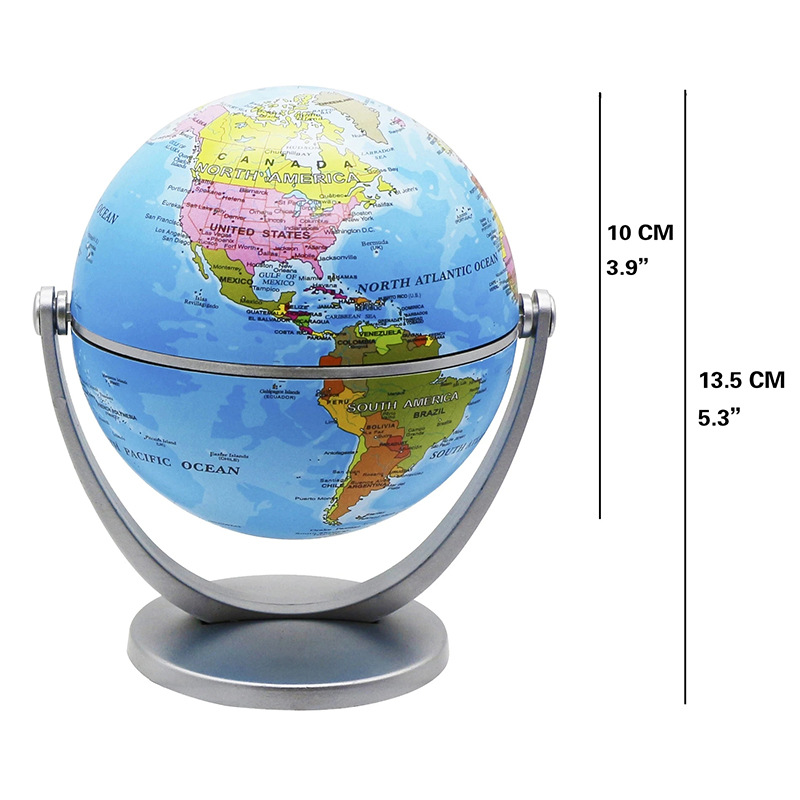 Cross-Border English Version of Retro Small Globe Craft Decoration Teaching Ornaments Universal Globe Exquisite Gifts