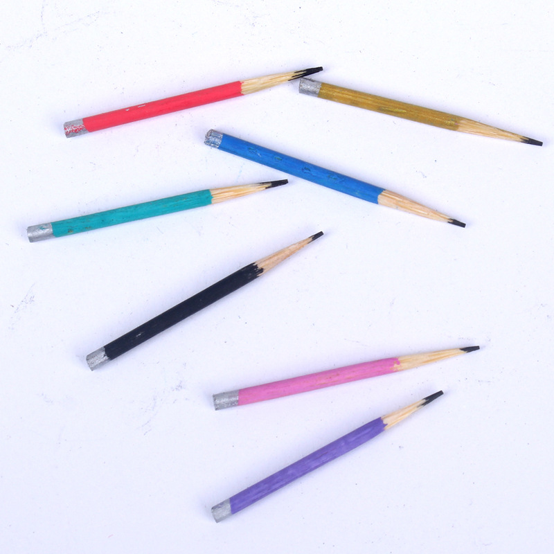 Simulation three-dimensional miniature mini pencil model can not write diy doll house learning scene decoration stationery book