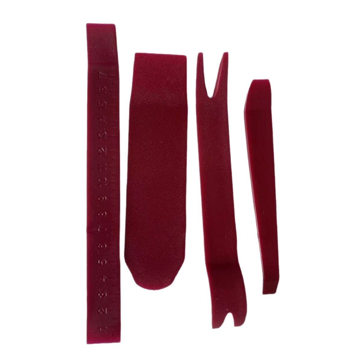 Car audio door panel disassembly and assembly purple 4-piece tool pry plate screwdriver car repair tool