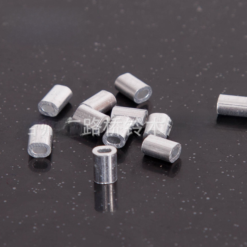 Fishing Gear Accessories Aluminum Buckle Aluminum Pipe Brass Pipe Steel Wire String Hook Sanda Fishing Accessories