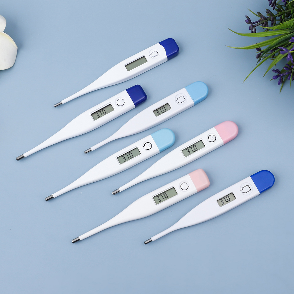 Foreign Trade Export Hard-Tip Electronic Thermometer for Children and Infants, Oral Thermometer for Adults, Underarm Smart Temperature Measurement Dual-Use