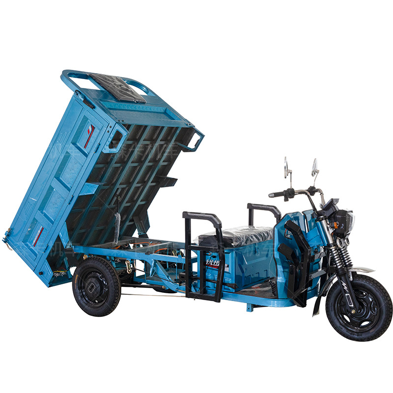 Electric tricycle pull cargo load king three-wheeled electric battery car household large agricultural tricycle stall express
