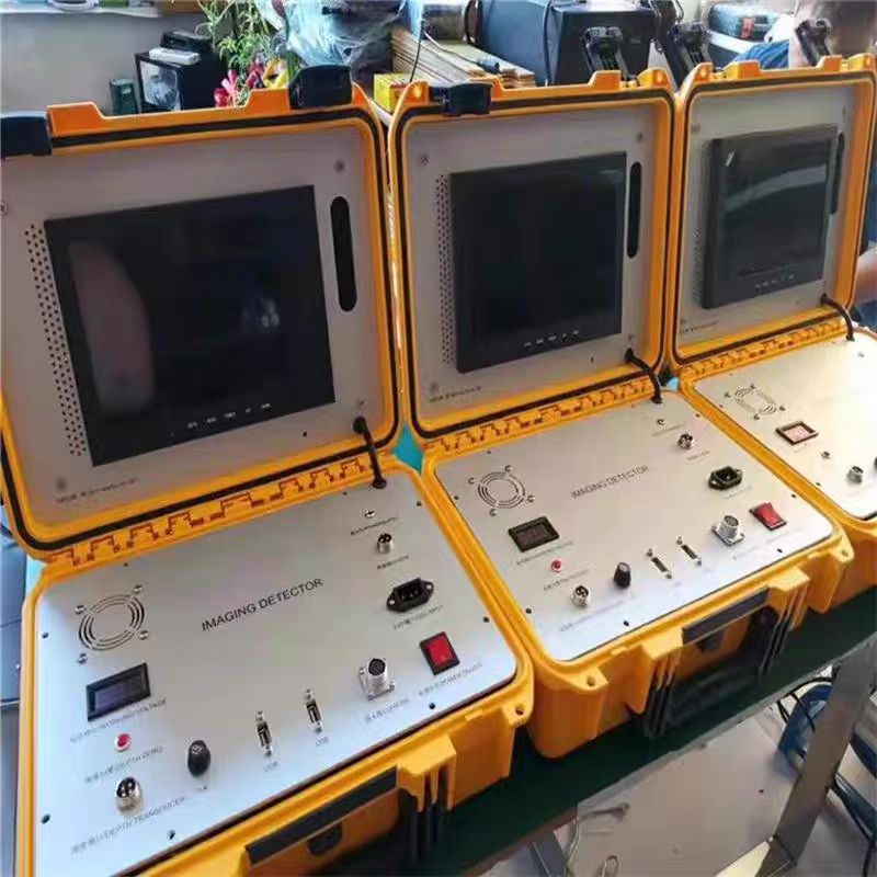 Underground Tv Imager Underground Probe Well Repair Pump Camera 300m Underwater Probe Cart Model