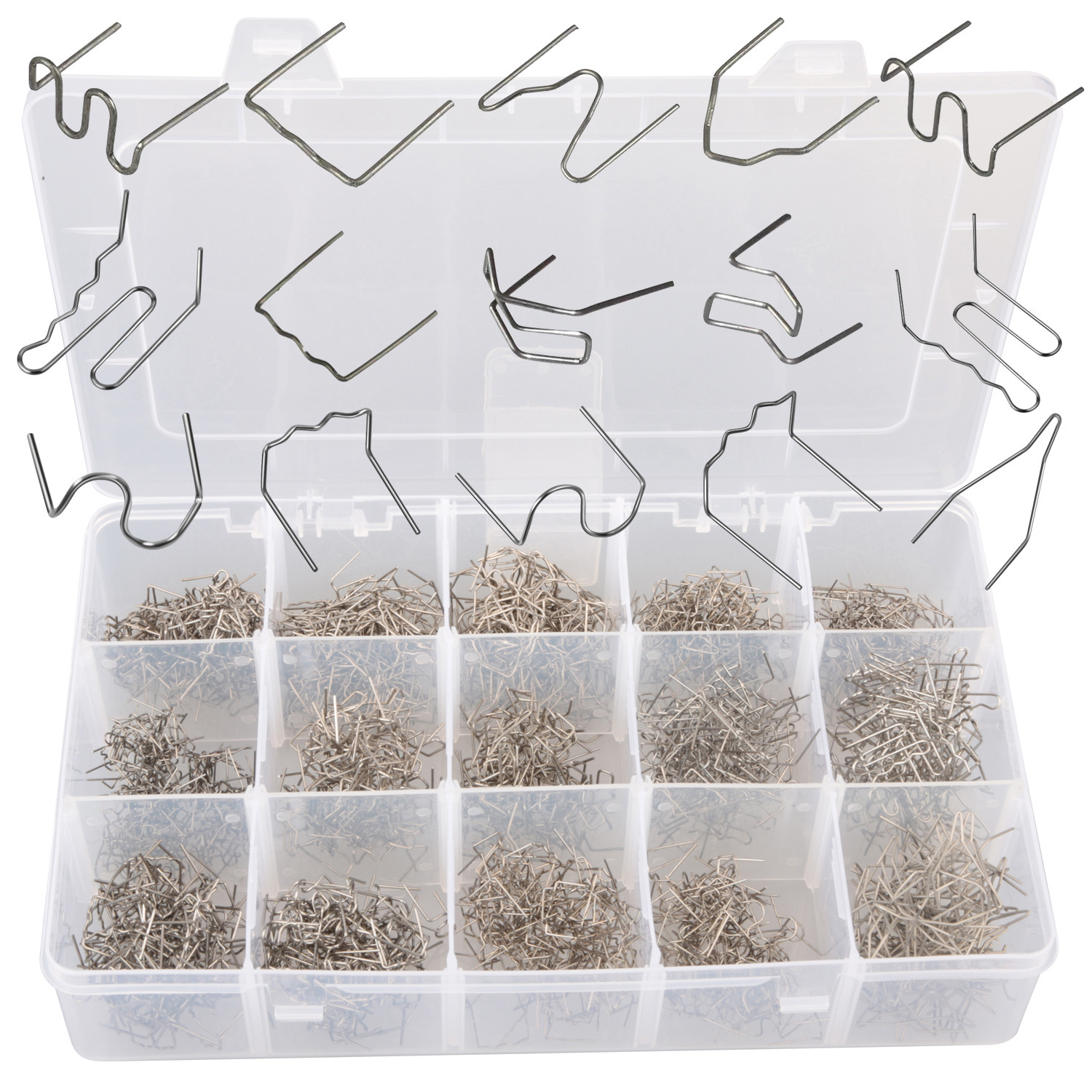 3000/1800/1200Pcs Boxed Car Bumper Repair Machine Plastic Welding Nails, Patch Nails, Welding Wire, Planting Nails