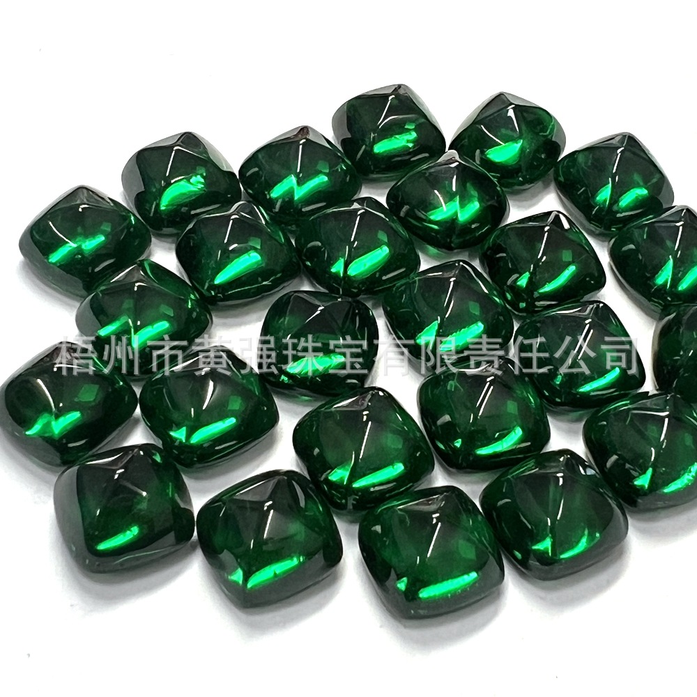 Поверхность кольца зеленая нано-сахарная башня, квадрат 4x4, 5x5, 12x12мм острый кристалл, синяя нано-башня тип 5# красный корунд гладкая поверхность