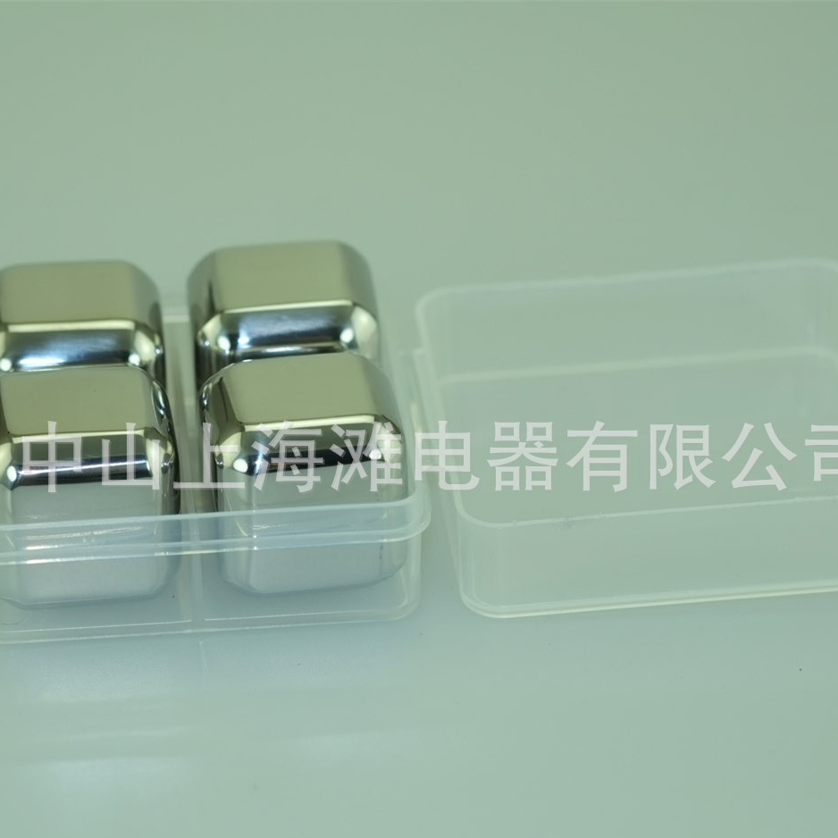 Factory Direct supply 304 stainless steel ice cube red wine ice particles whiskey quick-frozen ice wine Stone wholesale