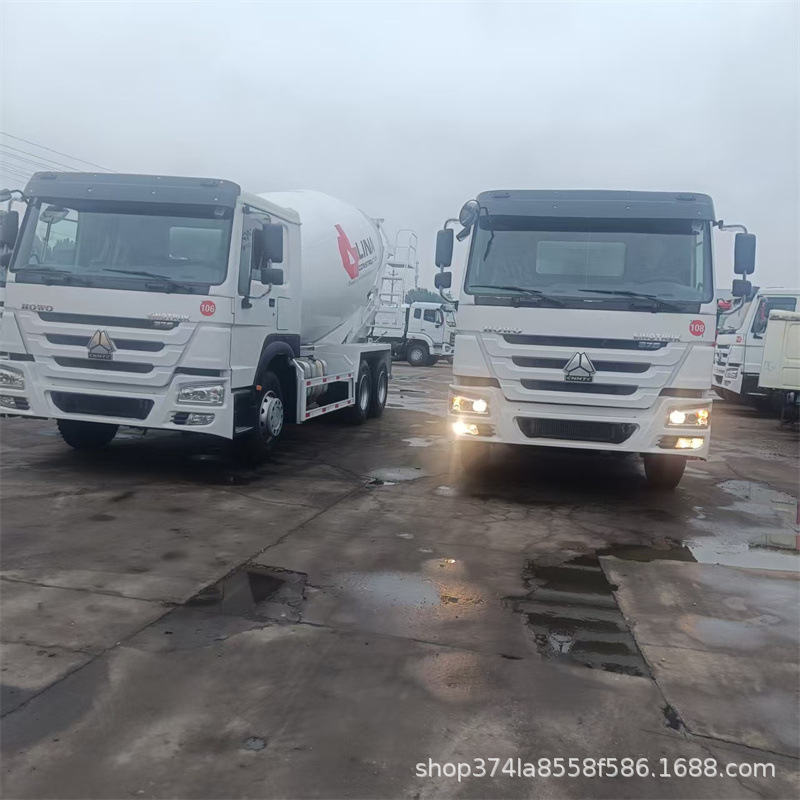 Export 8X4 Mixing Tank 15 Cubic Meters Used Concrete Transport Tank Truck 12 Cubic Meters Howo Concrete Mixer Truck