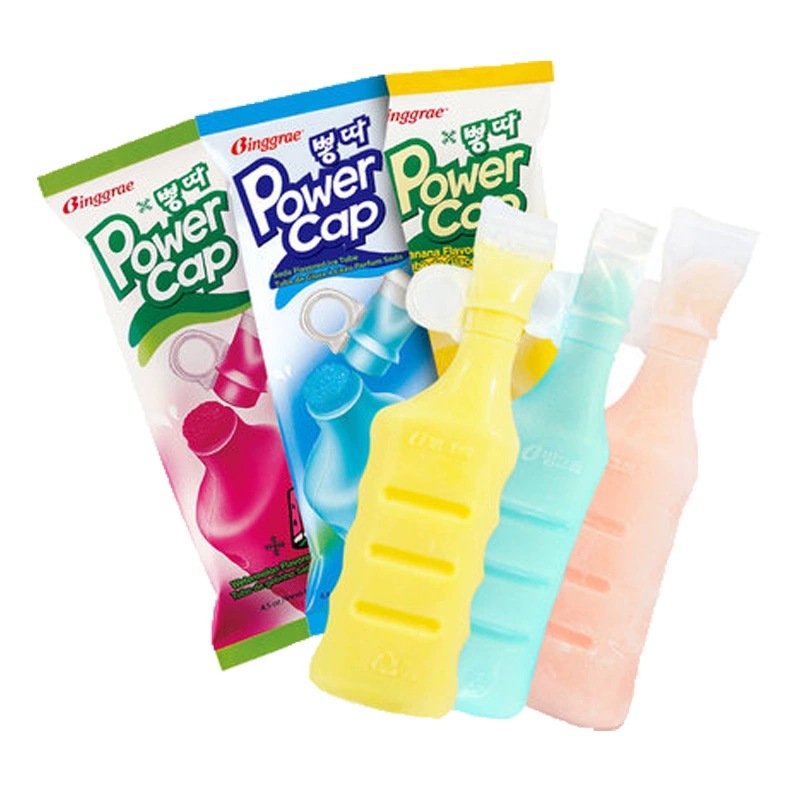 South Korea Internet Celebrity Bingo Ice Cream Soda Flavor Banana Watermelon Popsicle Ice Cream Cold Drink Wholesale