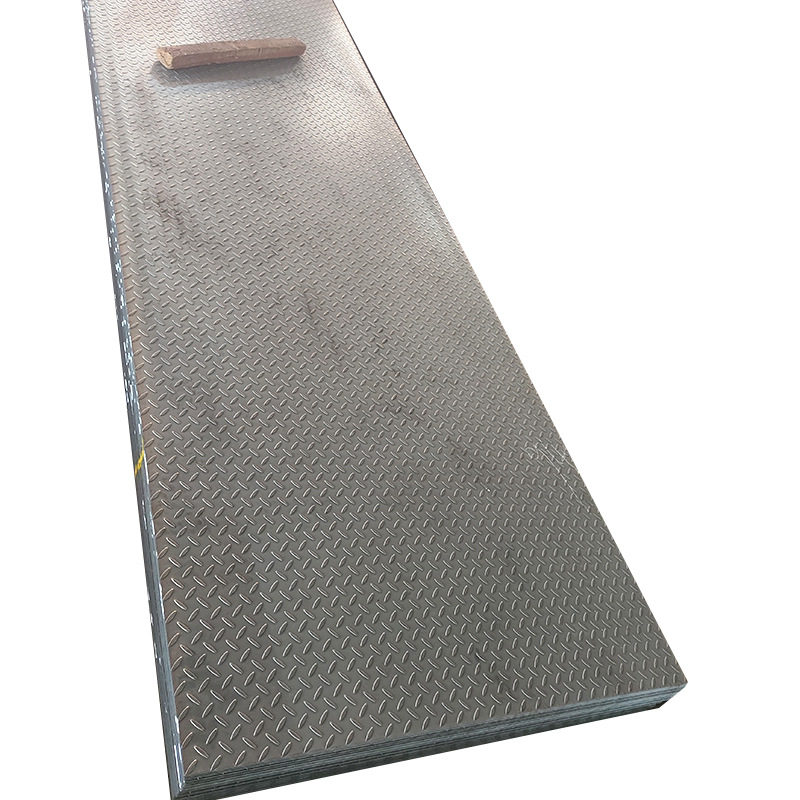 Factory Direct Hot-Rolled Black Patterned Steel Plate, Galvanized Patterned Steel Plate Q235B Q355B C D, Large-Volume Cutting and Processing