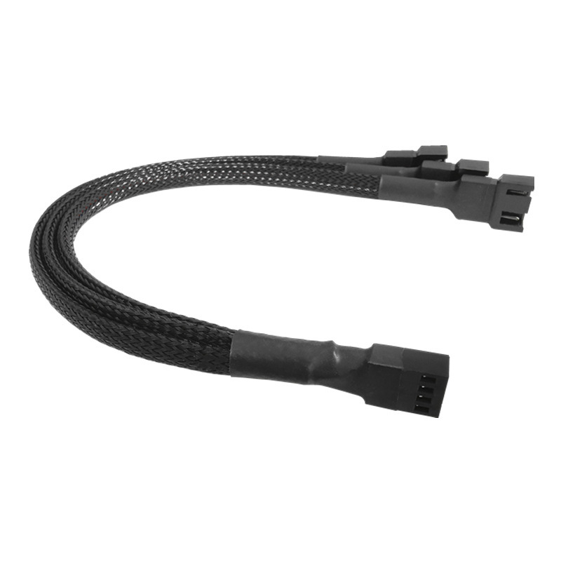 Motherboard four-pin extension cord one-to-three 4Pin fan one-to-three pwm temperature control fan power extension cord
