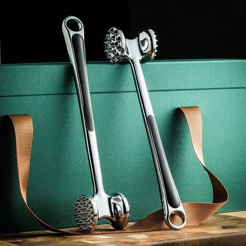 Двусторонний молоток для мяса с зубцами, молоток для отбивания говядины, домашний инструмент для отбивания мяса, специальное устройство для разбивания свинины