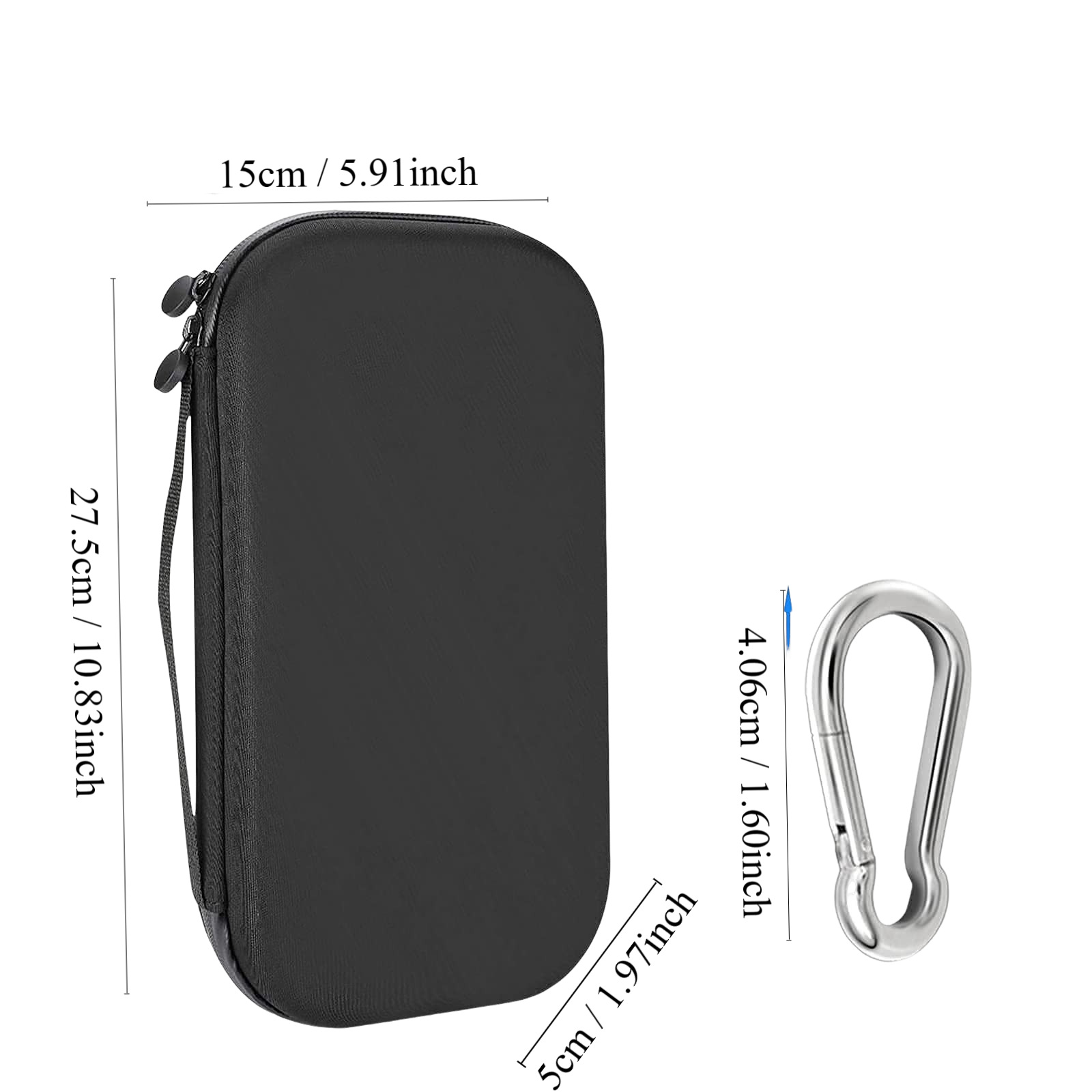Cross-border Hot Selling EVA Stethoscope Storage Bag Shockproof Waterproof Pregnant Women Fetal Heart Meter Protective Zipper Box