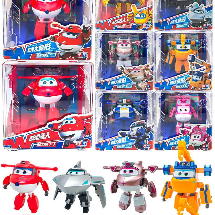 Audi Double Diamond Super Wings Toy Children's Set Full Set Large Ledi Little Love Golden Boy Transformation Robot