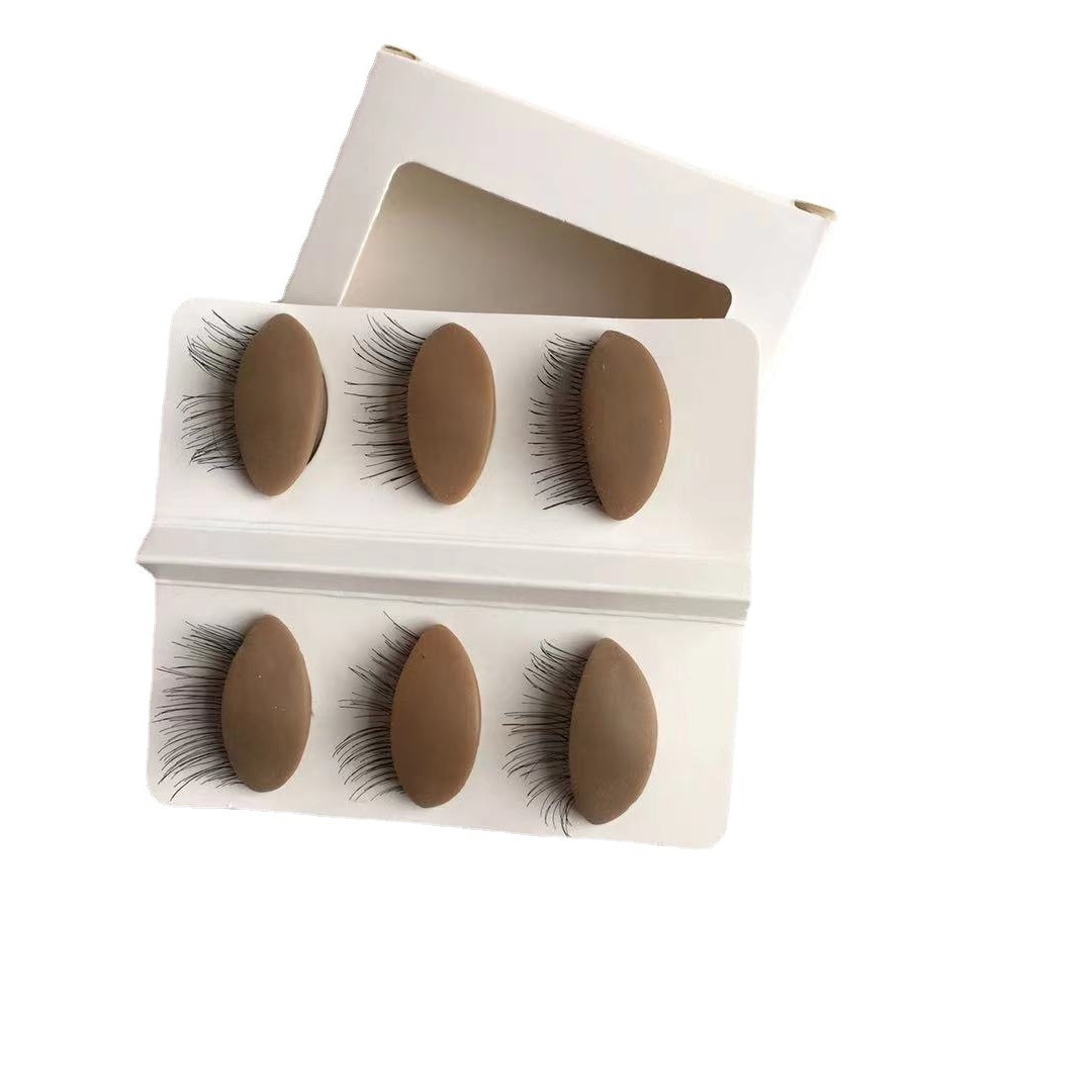 Removable head mold eyes silicone head mold eyes can replace grafted eyelash eyes at will