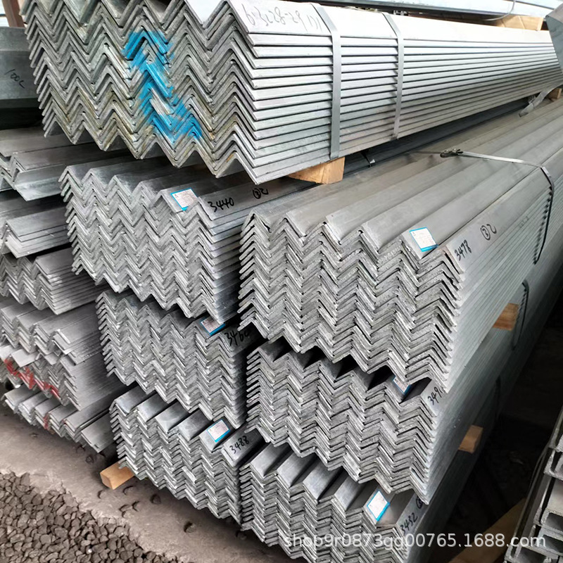 Foshan Wholesale Equal-Sided Galvanized Angle Iron 30*30 Specifications Complete Curtain Wall Construction Angle Steel Punching Processing Angle Steel Strips