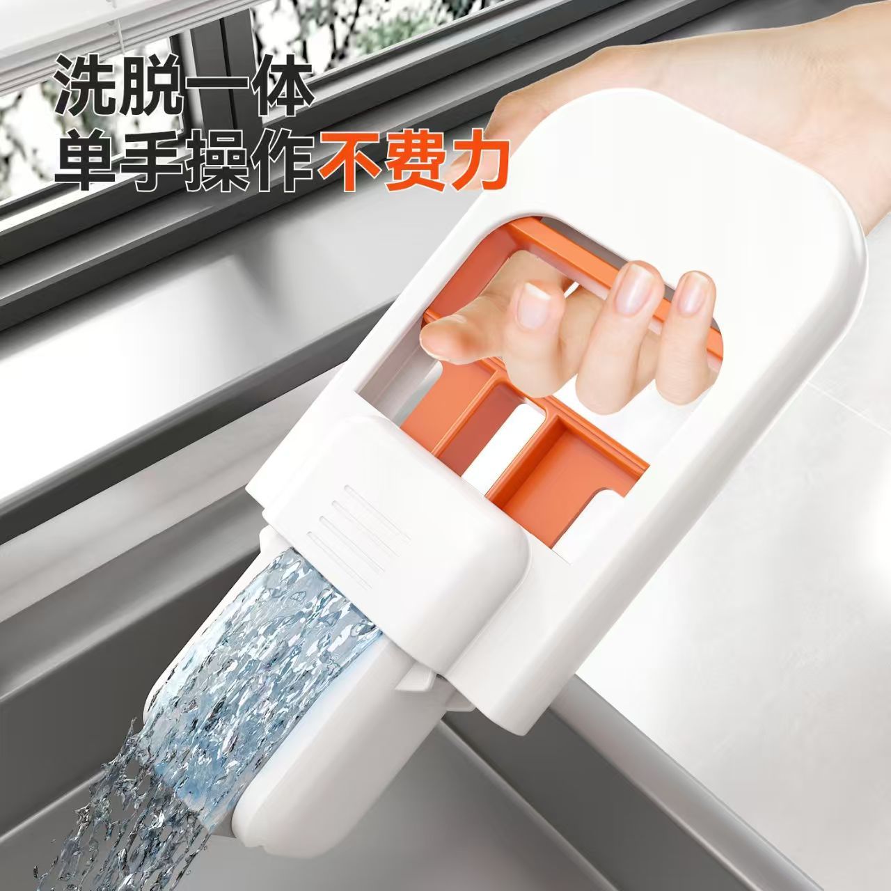 Mini Foldable Desktop Mini Mop Lazy Hands-Free Absorbent Sponge Mop Kitchen Absorbent Cleaning