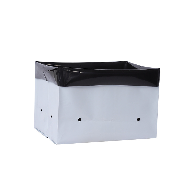 Factory wholesale custom strawberry vegetables and fruits black and white planting bag soilless cultivation beauty planting bag