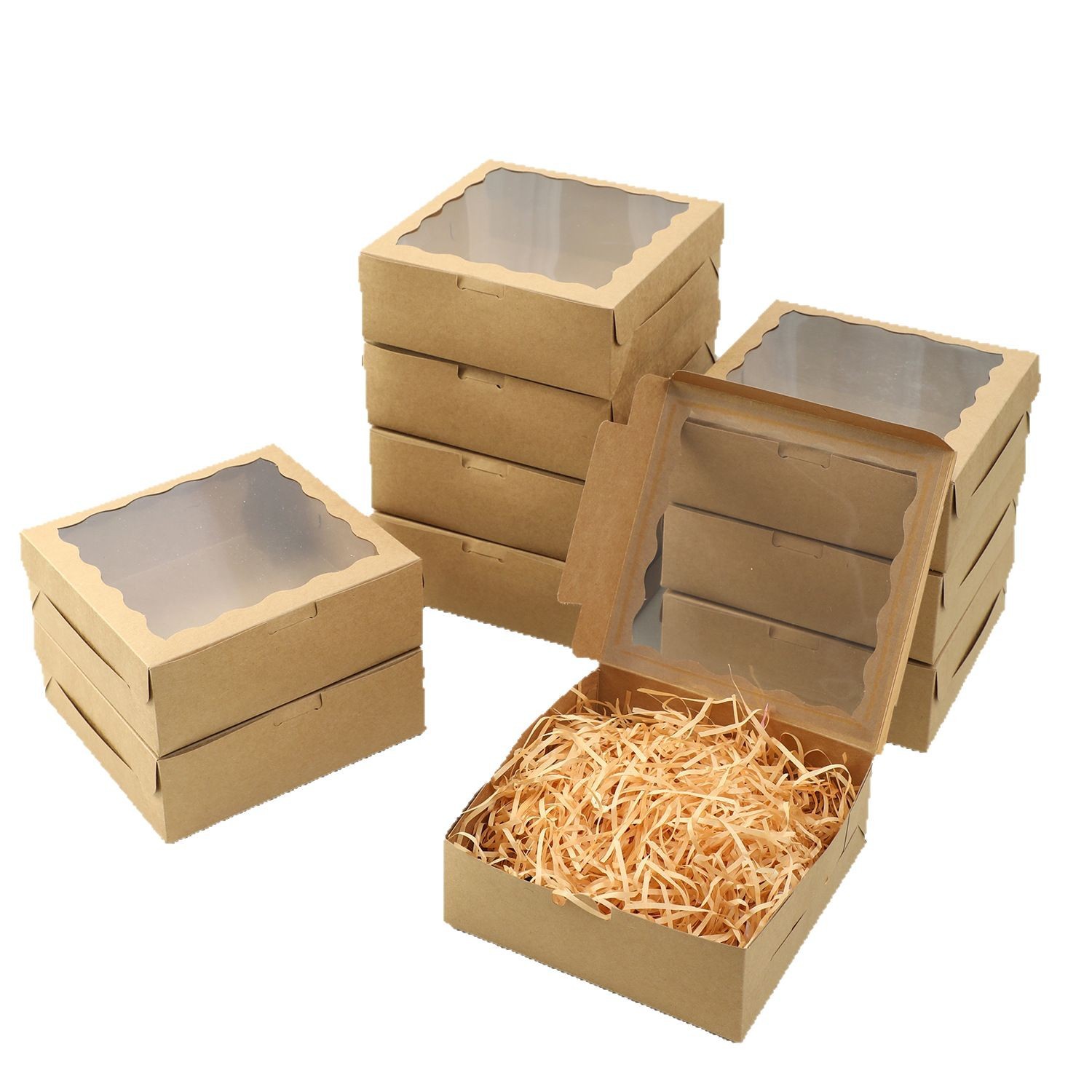 Cross-border Explosions Birthday Party Window Gift Box Wedding Party Packaging Box Window Pastry Packaging Box Valentine's Day