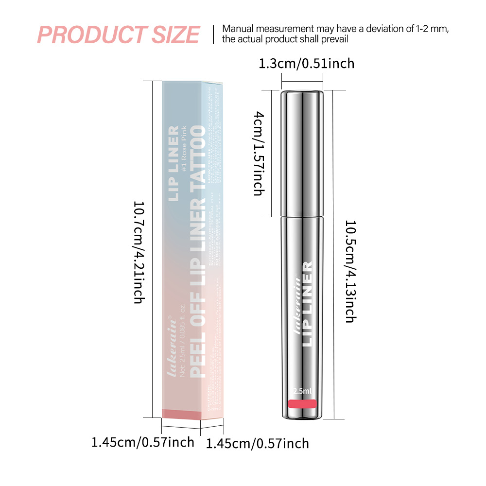Cross-Border Lakerain Peel-Off Lip Liner Matte Matte Lip Liner