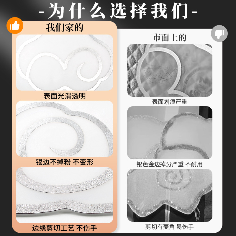 I Have a Dream Double-Sided Cloud Handheld Dance Props for Kidsren's Festival Group Dance Stage Performance