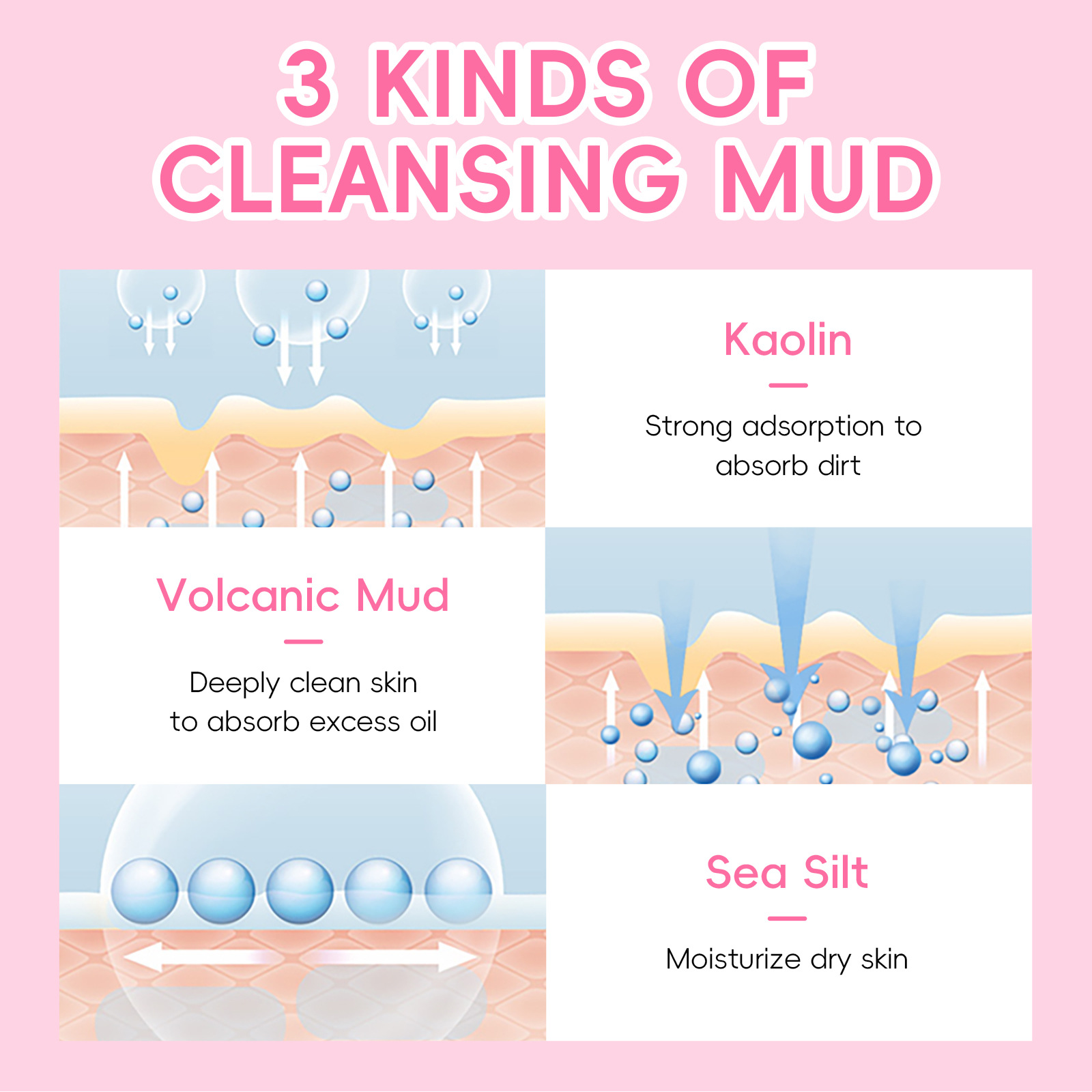 New Product Laiko Sakura Mud Mask Sheet Single Pack 5g Cleans Pores, Hydrates and Moisturizes Cross-Border Manufacturer Spot