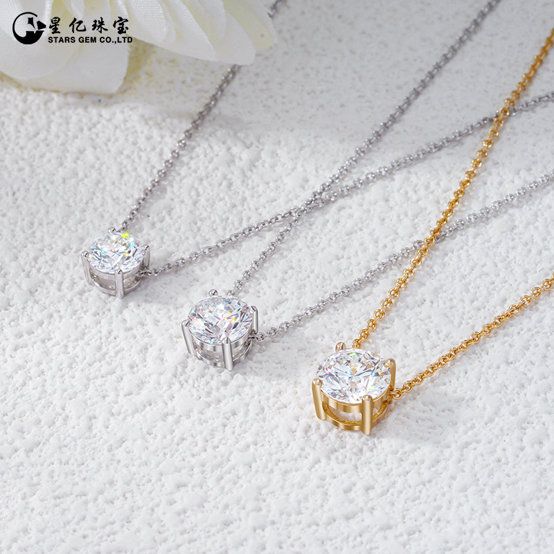 Кастомизированные серьги с кольцом из платины и 18K искусственными алмазами, ювелирное украшение из лабораторных алмазов Хэнань