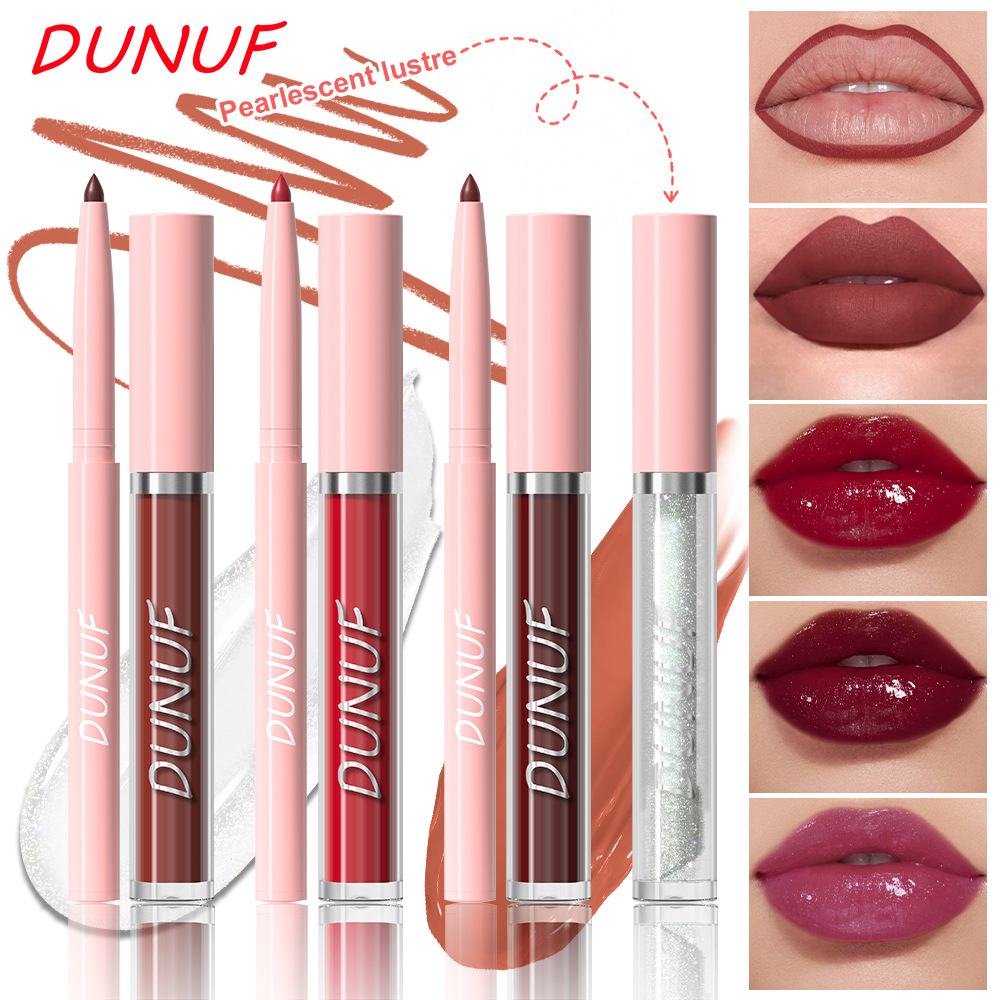 Dunuf 3-in-1 Lip Liner + Lip Gloss + Lip Oil. Please Pay Attention to the Link Disclaimer - Exclusively for Foreign Trade
