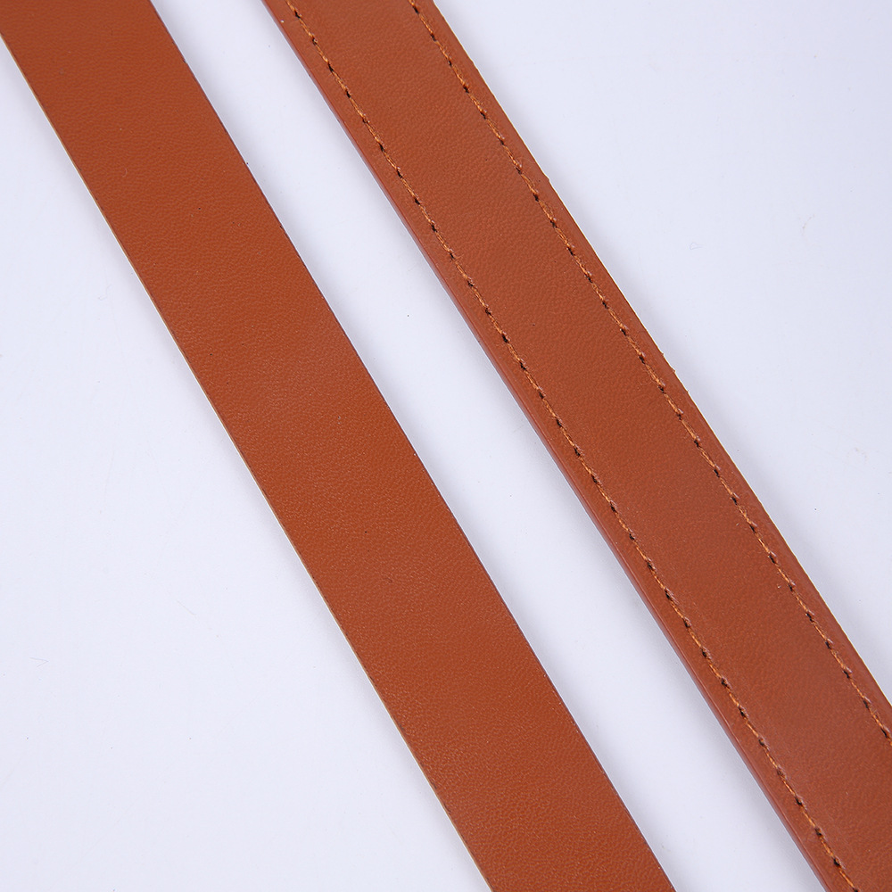 Bag Accessories Leather Handle Double-Sided Leather Handle Pu Leather Handle Leather Pull Handle Two-Hole Handle for Handbags and Shoes