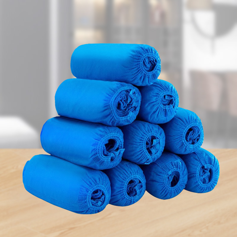 Disposable Shoe Cover Indoor Household Thickened Non-slip Non-woven Foot Cover Student Computer Room Factory Workshop Dustproof Shoe Cover