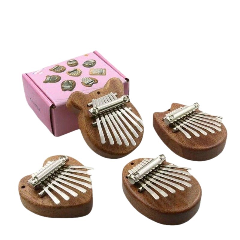 Cross-Border 8-Tone Thumb Piano Kalimba Finger Piano Mini Thumb Piano Portable Beginner Kidsren's Musical Instrument Toy