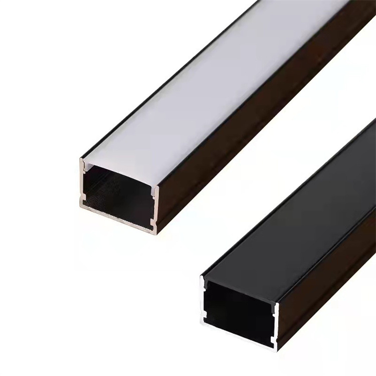 led Black strip light aluminum aluminum alloy lamp slot shell lamp strip aluminum lamp slot aluminum groove linear lamp strip