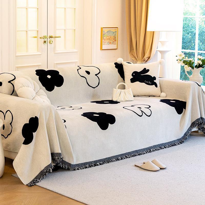 X5L Double-Sided Chenille Sofa Towel, Universal Armrest and Backrest Cover for All Seasons, Seat Cushion 2023 New All-Inclusive Cover