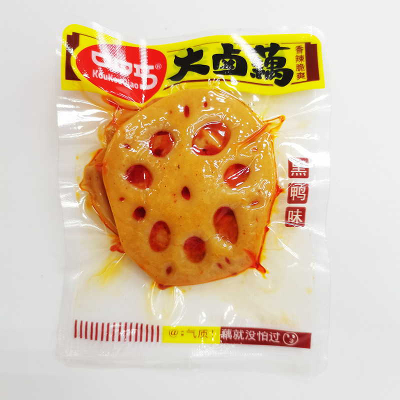 Kaokou Qiao Big Marinated Lotus Root Spicy/Black Duck 2 Flavor Instant Vegetable Products Bulk 5 Jin Vegetable Cooked Food