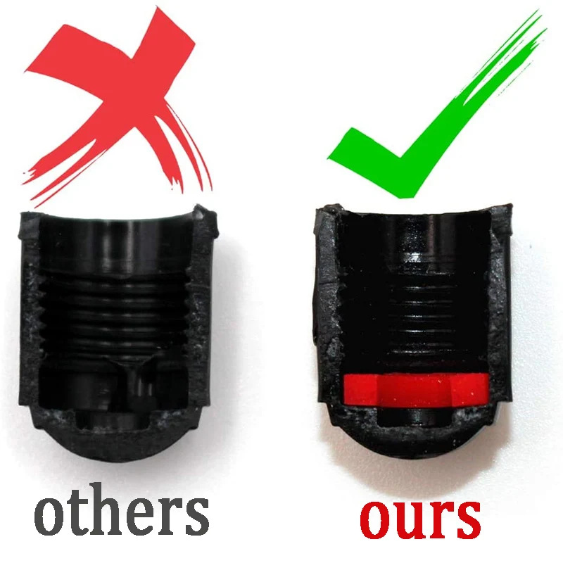 Car bicycle plastic valve cap dust cap inflatable nozzle cap small cap tire cap with sealing ring