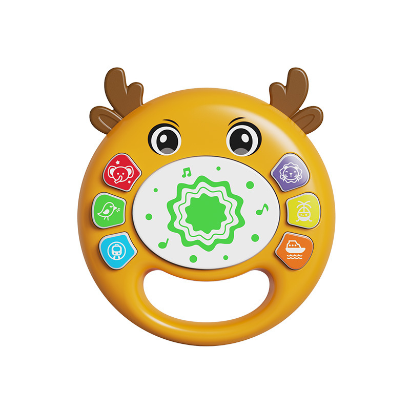 Baby Toy Hand Drum Baby Music Drum 6 Early Education Educational Kidsren 0 to 1 Years Old and Above 6 Months 3