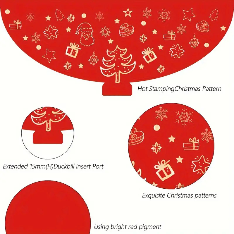 2025 Christmas Season New Products in Stock Chrismats Red Envelope Hot Stamping Gift Bag Snap-On Red Envelope Bag