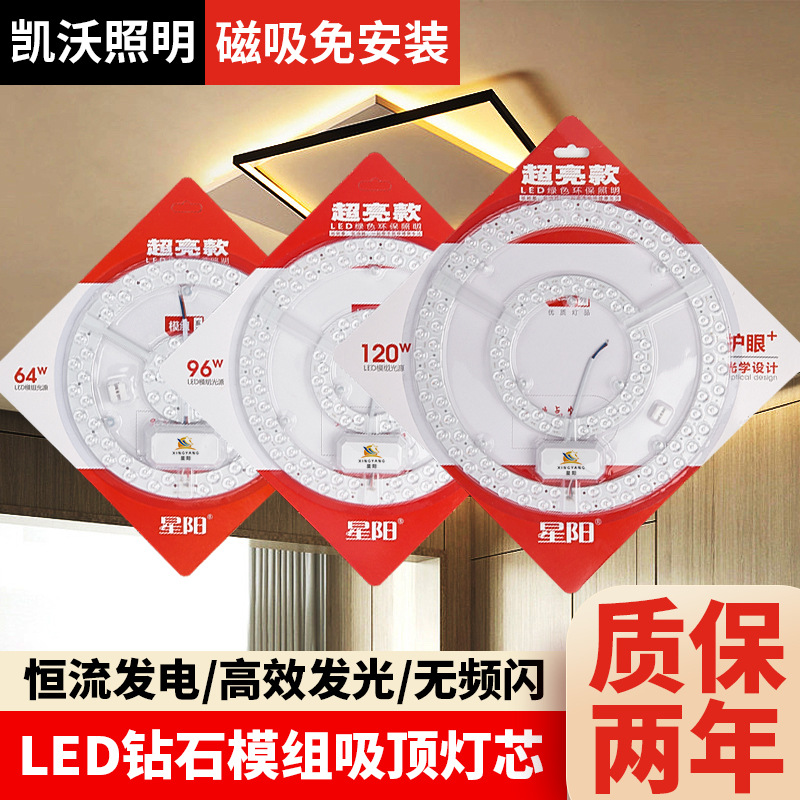 Led Ceiling Light Module Lamp Core Full Spectrum Oem Customization Cross-Border Hot-Selling Magnetic Light Panel Light Source